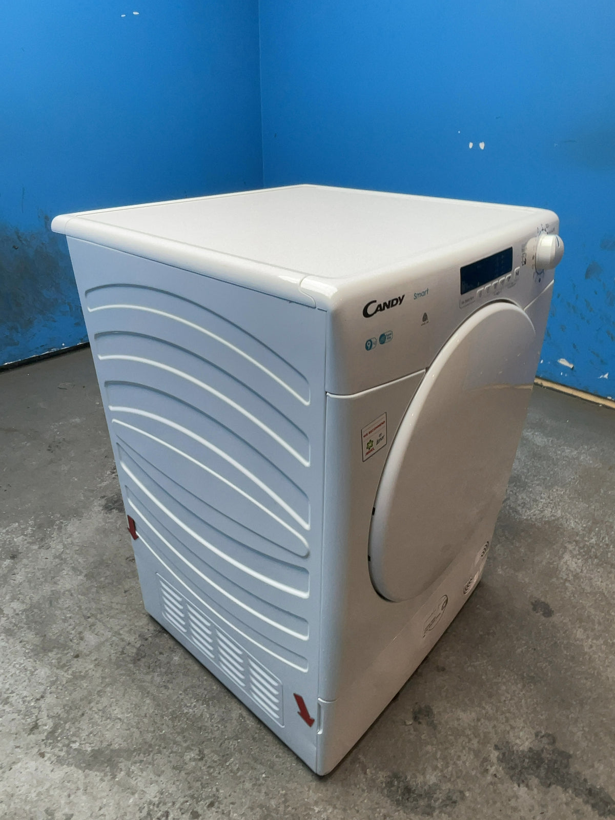 #GRC-158-530 - Candy Smart 9kg Condenser Tumble Dryer – WiFi Connected, White, G Energy Rating