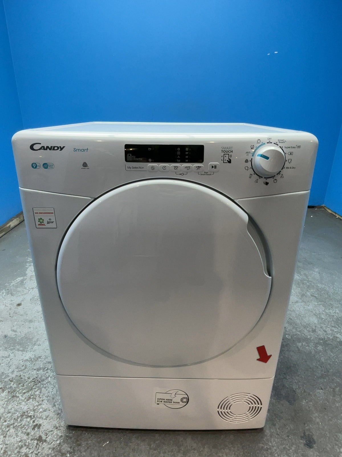 #GRC-158-548 - Candy Smart 9kg Condenser Tumble Dryer – WiFi Connected, White, G Energy Rating
