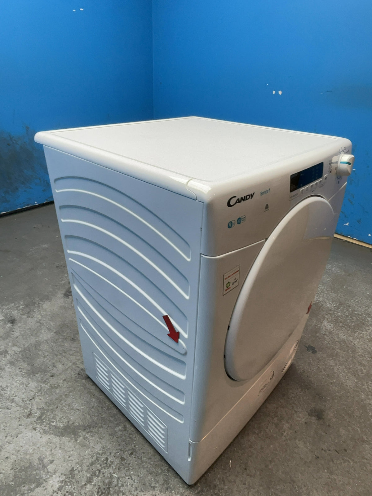 #GRC-158-548 - Candy Smart 9kg Condenser Tumble Dryer – WiFi Connected, White, G Energy Rating