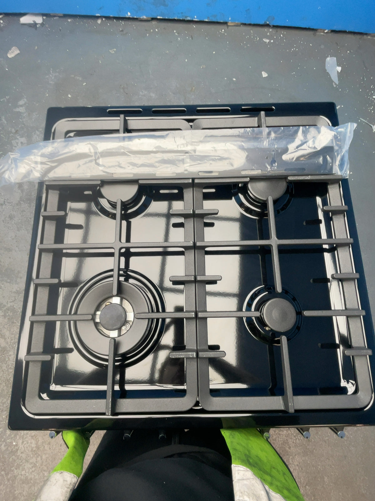 #GRC-159-431 - Belling Farmhouse 60cm Dual Fuel Double Oven Cooker – AirFry, Beige