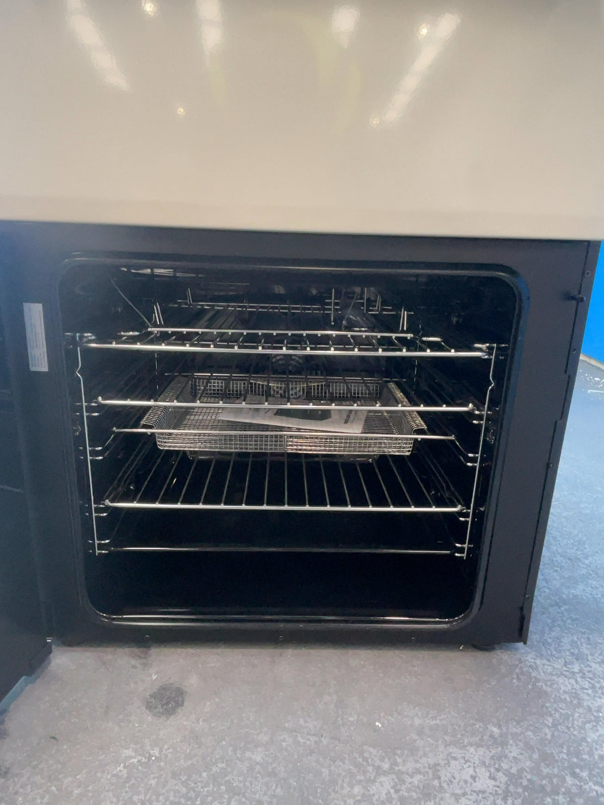 #GRC-159-431 - Belling Farmhouse 60cm Dual Fuel Double Oven Cooker – AirFry, Beige
