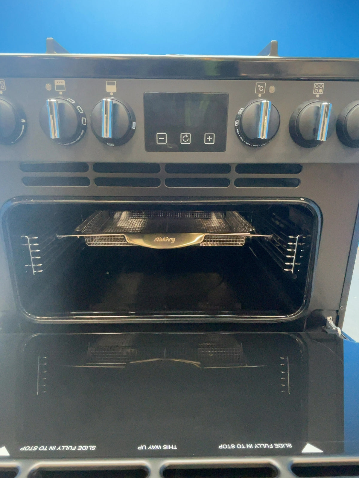 #GRC-159-432 - Belling Farmhouse 60cm Dual Fuel Double Oven Cooker – AirFry, Anthracite