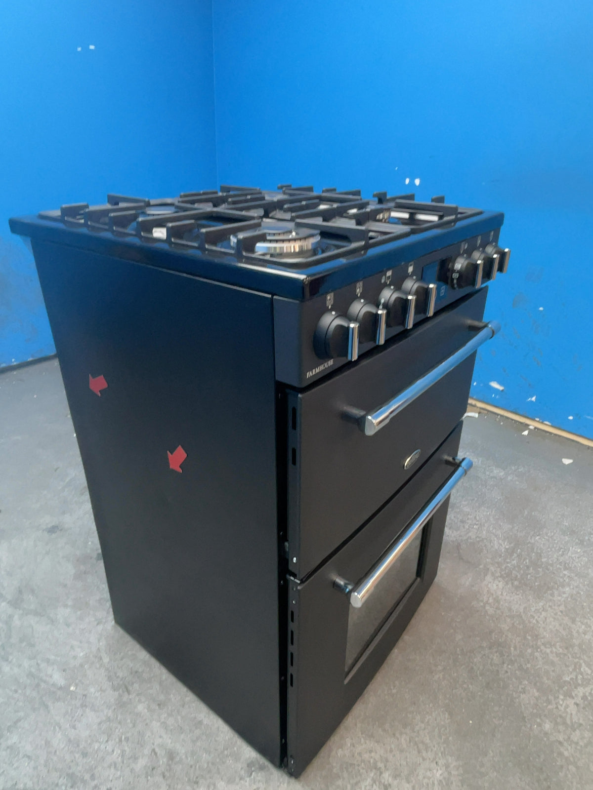 #GRC-159-432 - Belling Farmhouse 60cm Dual Fuel Double Oven Cooker – AirFry, Anthracite