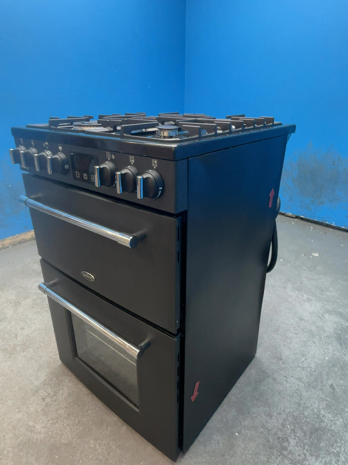 #GRC-159-432 - Belling Farmhouse 60cm Dual Fuel Double Oven Cooker – AirFry, Anthracite