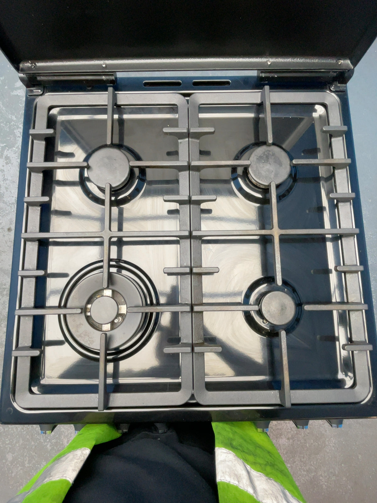 #GRC-159-434 - Stoves Richmond Deluxe 60cm Dual Fuel Cooker – PowerWok, AirFry, Blue