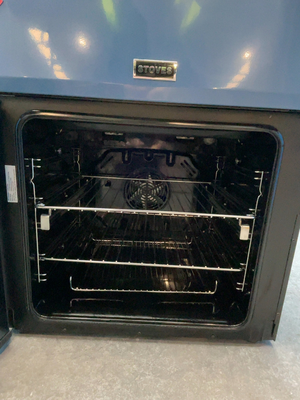 #GRC-159-434 - Stoves Richmond Deluxe 60cm Dual Fuel Cooker – PowerWok, AirFry, Blue