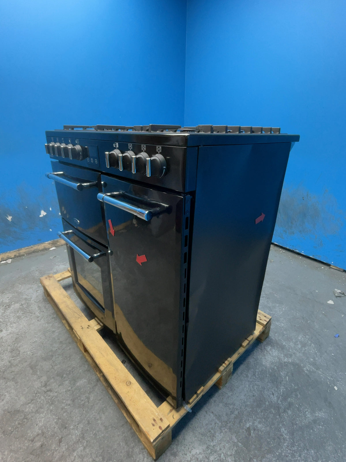#GRC-159-436 - Belling Farmhouse 90cm Dual Fuel Range Cooker – 174L, 3 Ovens, AirFry