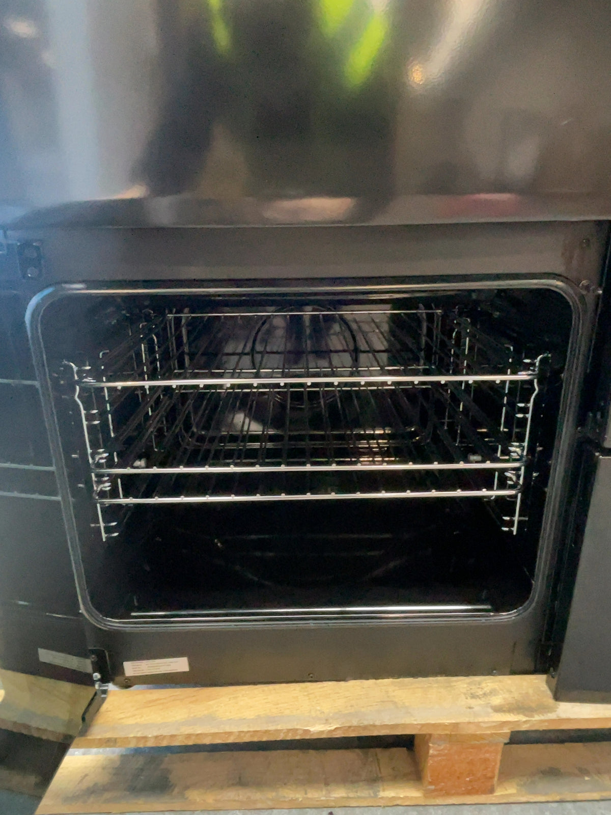 #GRC-159-449 - Belling Farmhouse 100cm Dual Fuel Range Cooker – 157L, AirFry, Black