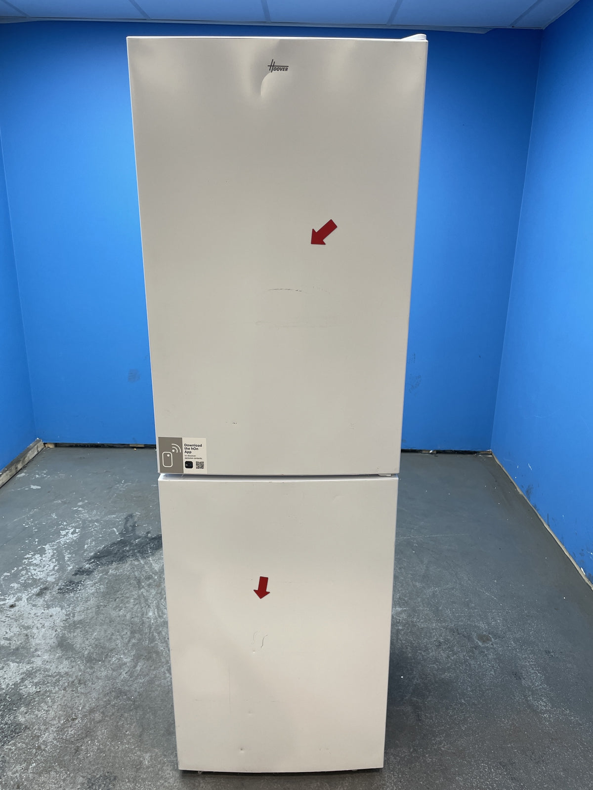 #GRC-160-413 - Hoover H-FRIDGE 300 54.5cm 50/50 Fridge Freezer – 252L, White