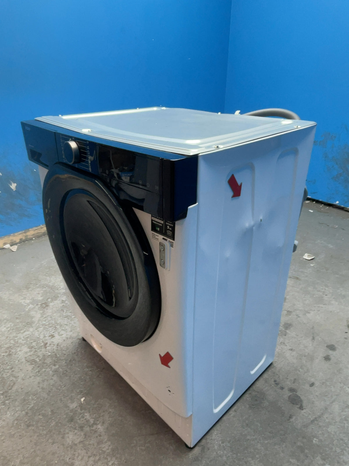 #GRC-161-644 - Haier 9kg 1600rpm Integrated Washing Machine – Instant Mix Technology, White