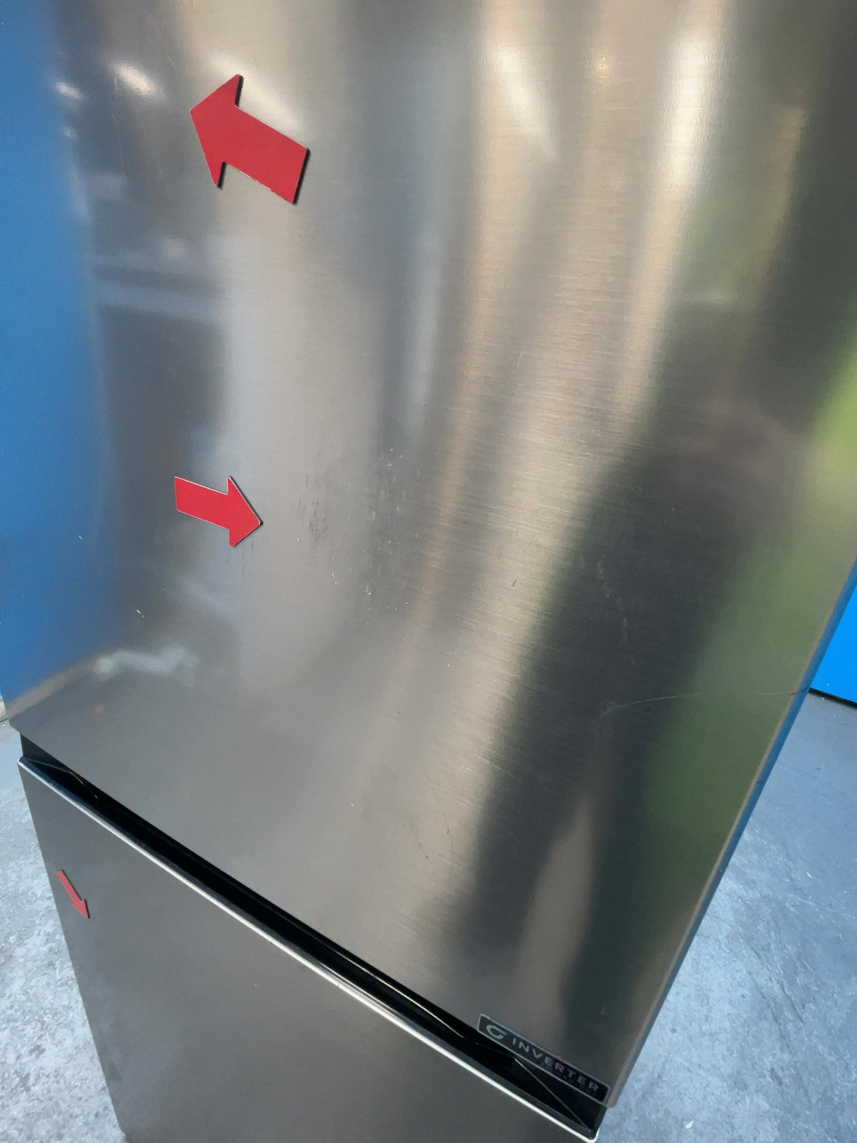 #GRC-161-872 - Hisense 60cm Fridge Freezer – 336L Total Capacity, Total No Frost, Inverter Motor, Inox