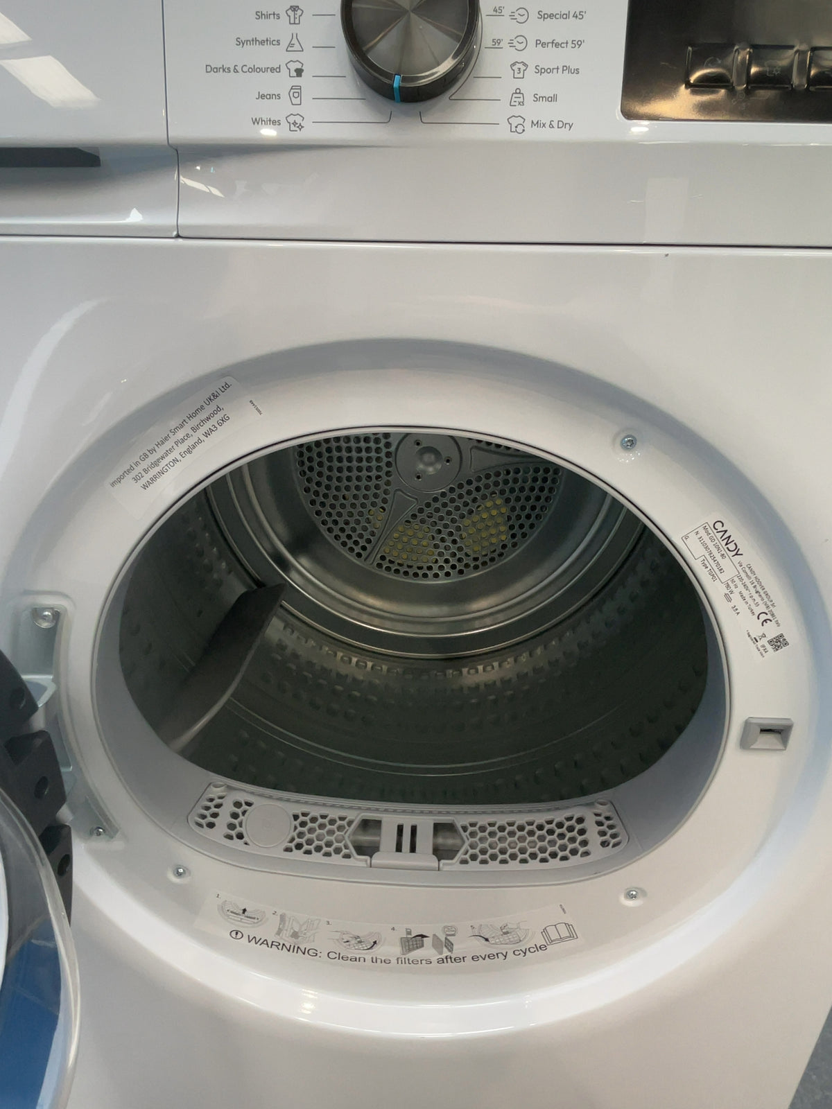 #GRC-162-897 - Candy Quick Pro 10kg Heat Pump Tumble Dryer – Sensor Drying, White