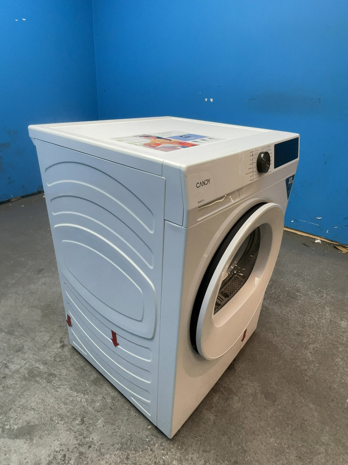 #GRC-162-897 - Candy Quick Pro 10kg Heat Pump Tumble Dryer – Sensor Drying, White
