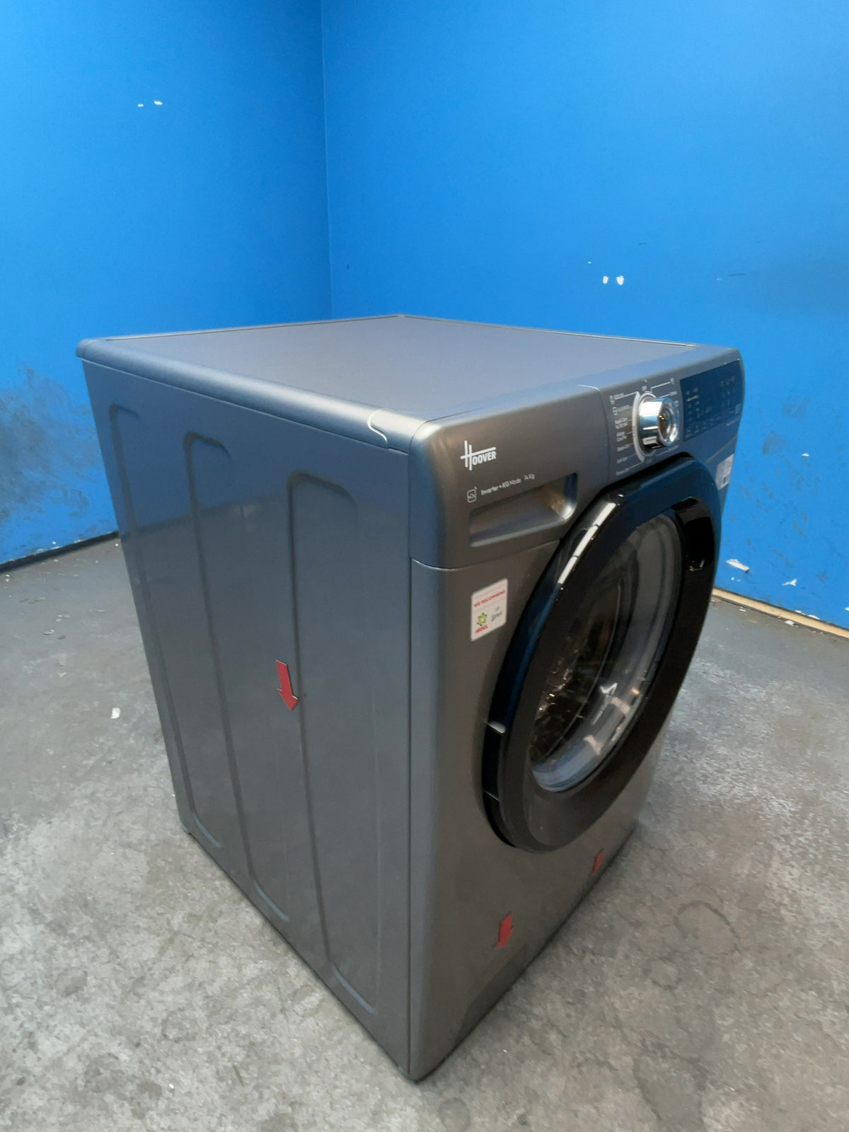 #GRC-162-906 - Hoover H-WASH 350 14kg 1400rpm Washing Machine – Quick Wash, Anthracite