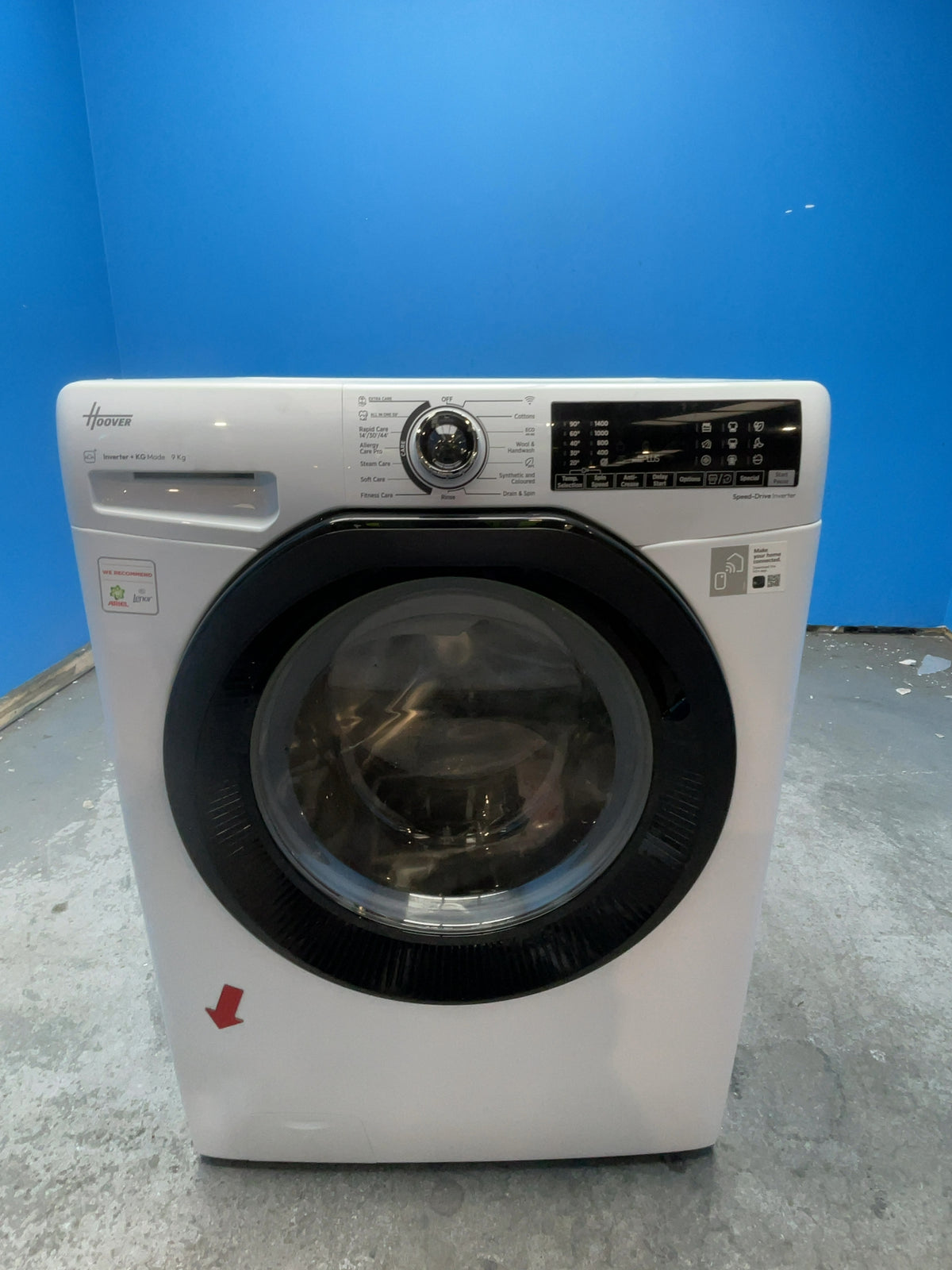 #GRC-162-912 - Hoover H-WASH 350 9kg 1400rpm Washing Machine – Allergy Care Pro, White