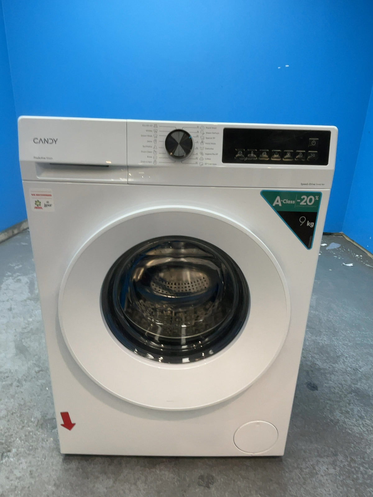 #GRC-162-919 - Candy 9kg 1400rpm Washing Machine – Quick Wash, MixPower System, White