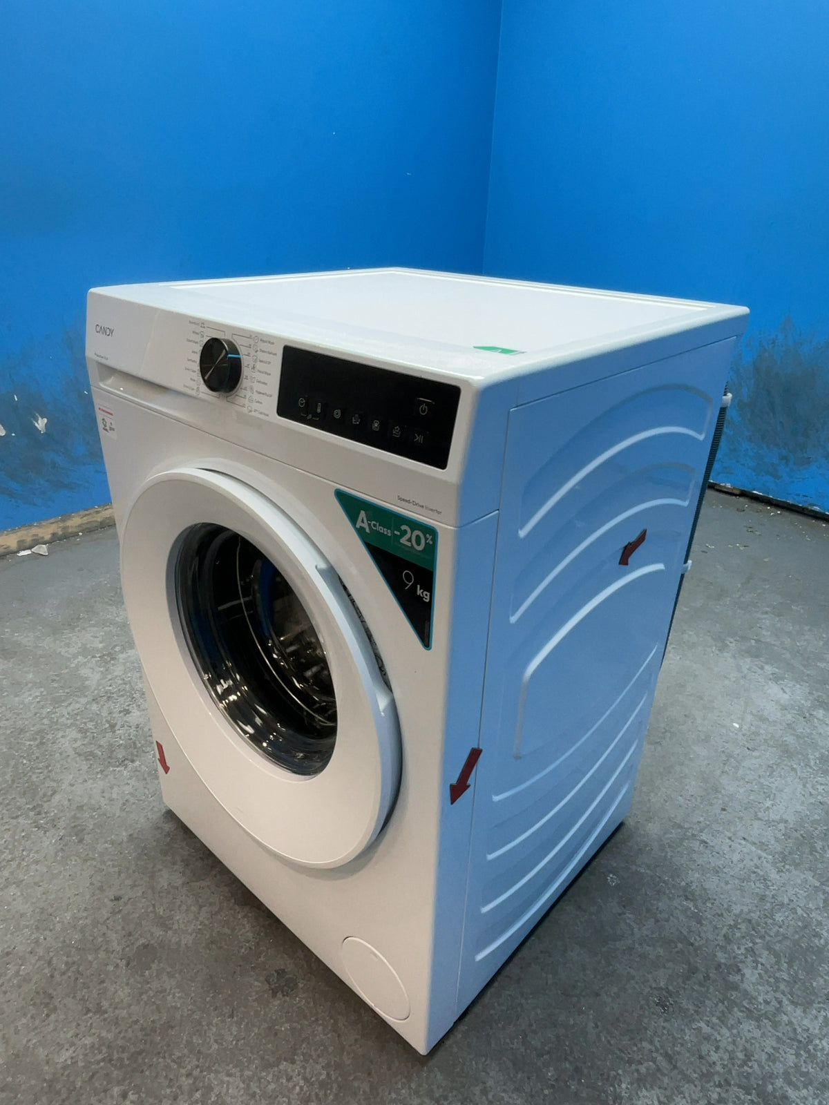 #GRC-162-919 - Candy 9kg 1400rpm Washing Machine – Quick Wash, MixPower System, White