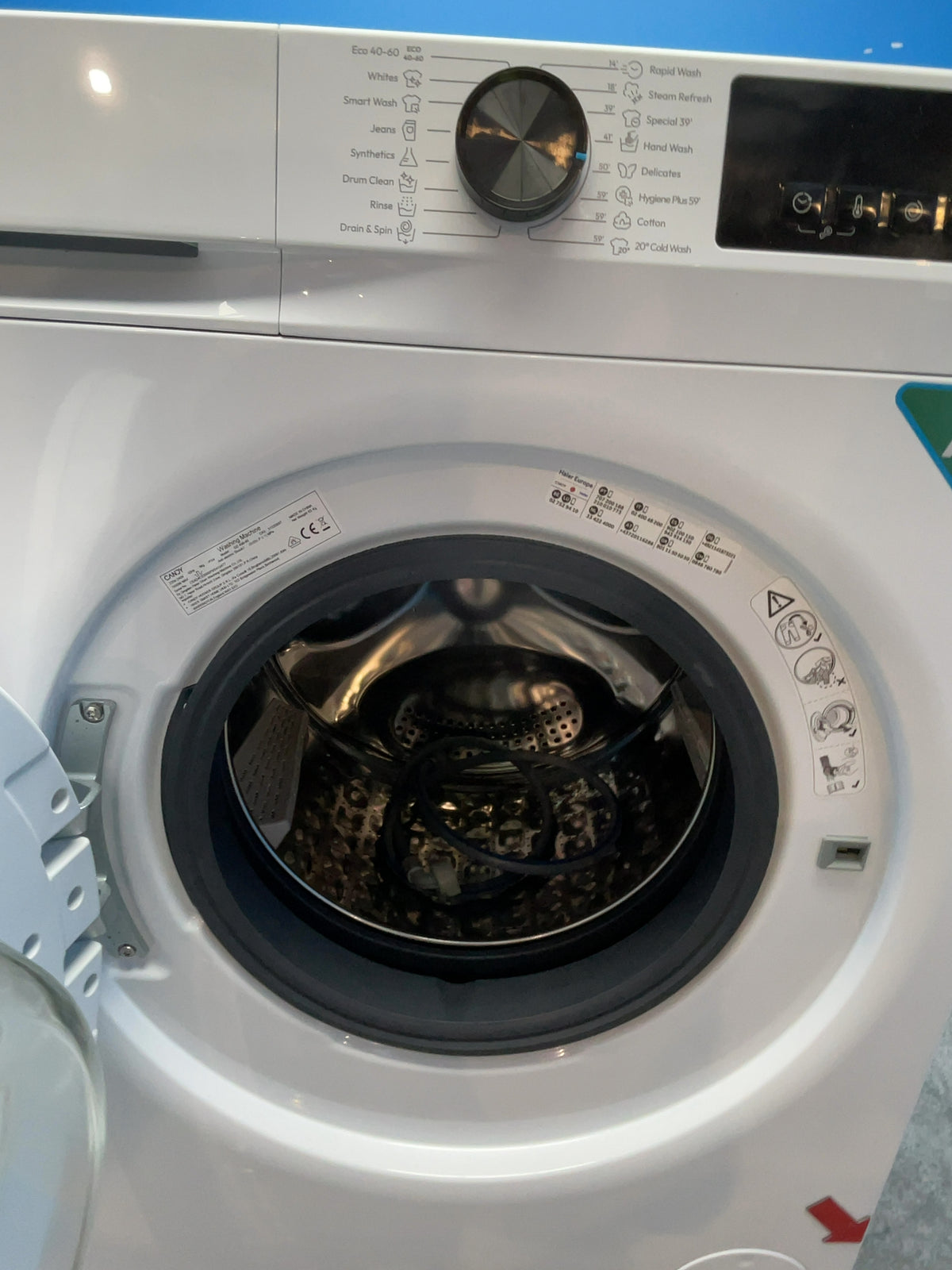 #GRC-162-928 - Candy 9kg 1400rpm Washing Machine – Quick Wash, MixPower System, White