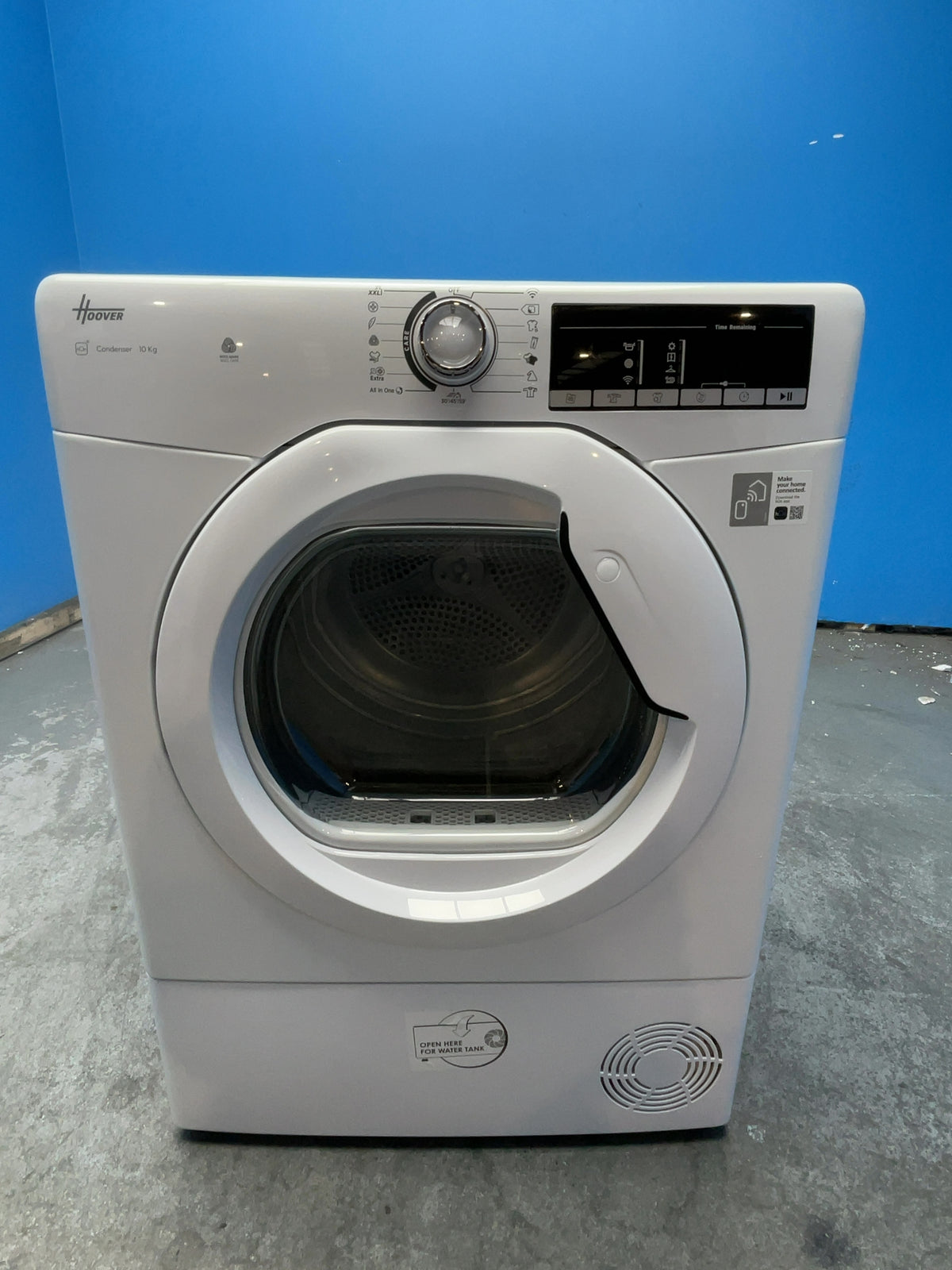 #GRC-162-936 - Hoover H-DRY 300 10kg Condenser Tumble Dryer – WiFi Connected, White
