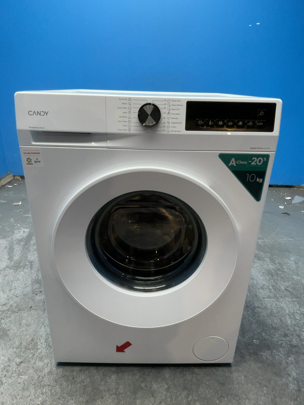 #GRC-162-953 - Candy Quick Pro 10kg 1400rpm Washing Machine – Quick Wash, Smart Spray, White