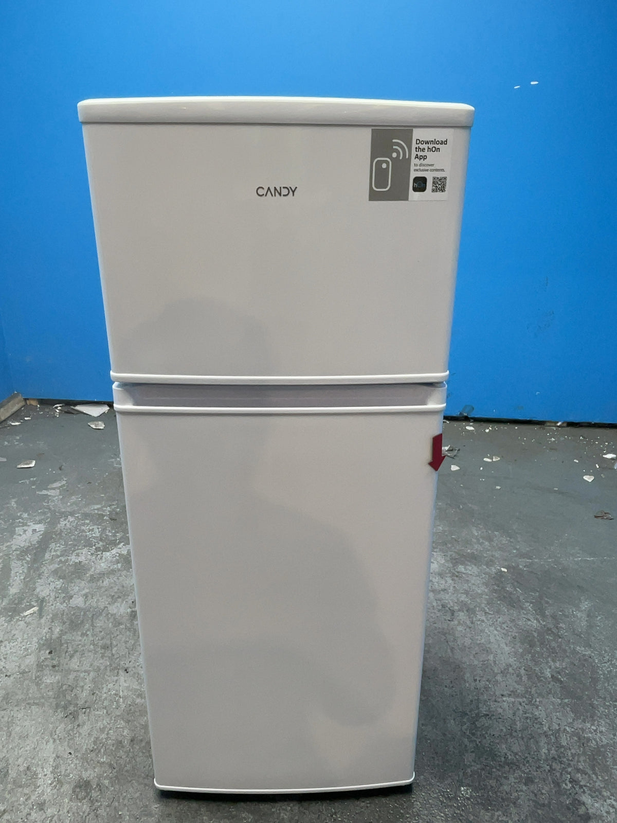 #GRC-162-959 - Candy 48cm Fridge Freezer – 117L, White, Manual Defrost