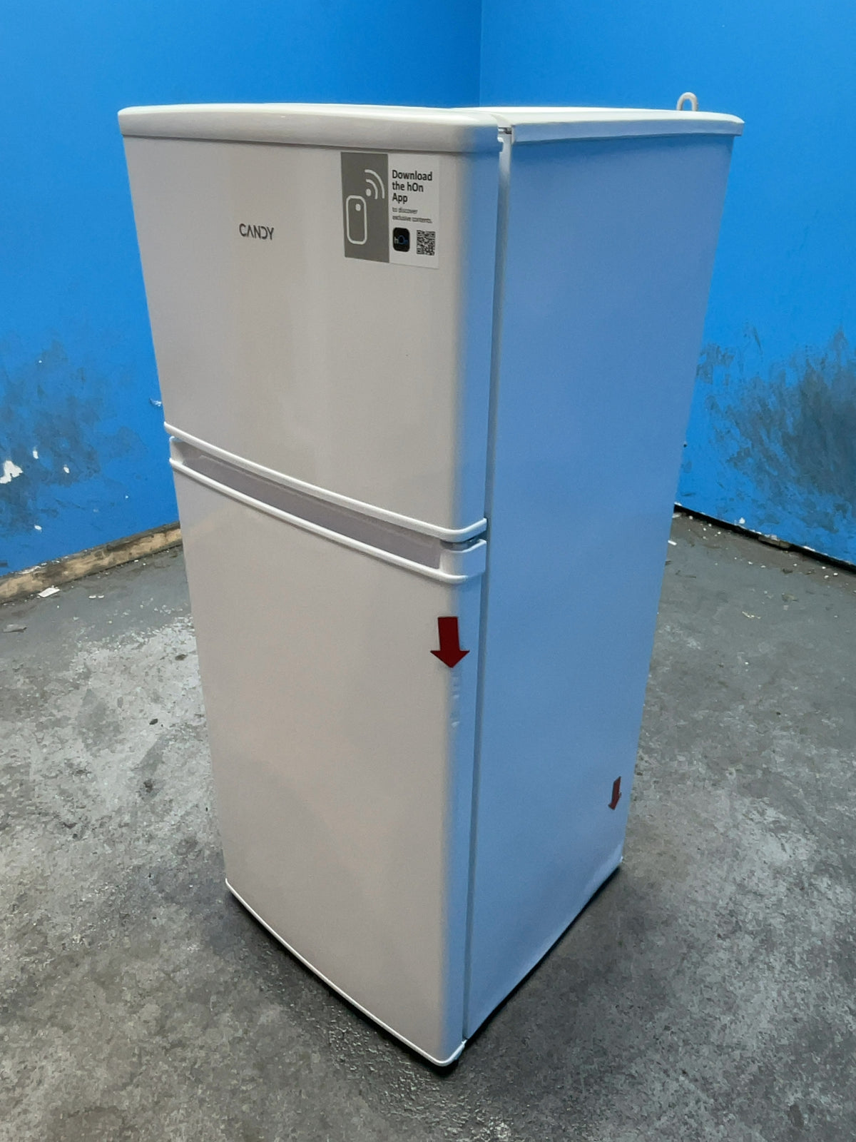 #GRC-162-959 - Candy 48cm Fridge Freezer – 117L, White, Manual Defrost