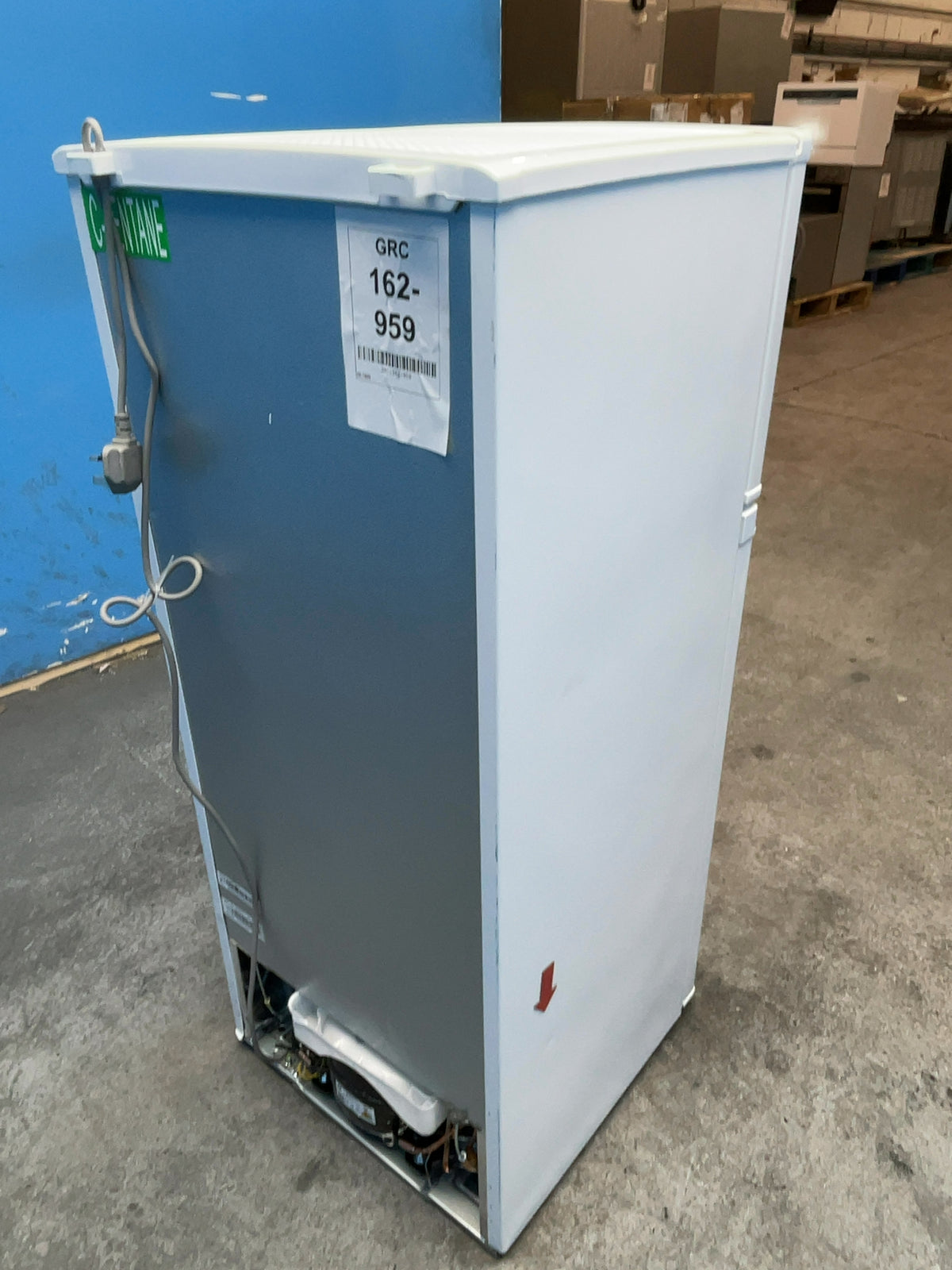#GRC-162-959 - Candy 48cm Fridge Freezer – 117L, White, Manual Defrost