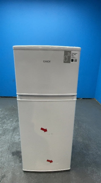 #GRC-163-023 - Candy 48cm Fridge Freezer – 117L, White, Manual Defrost