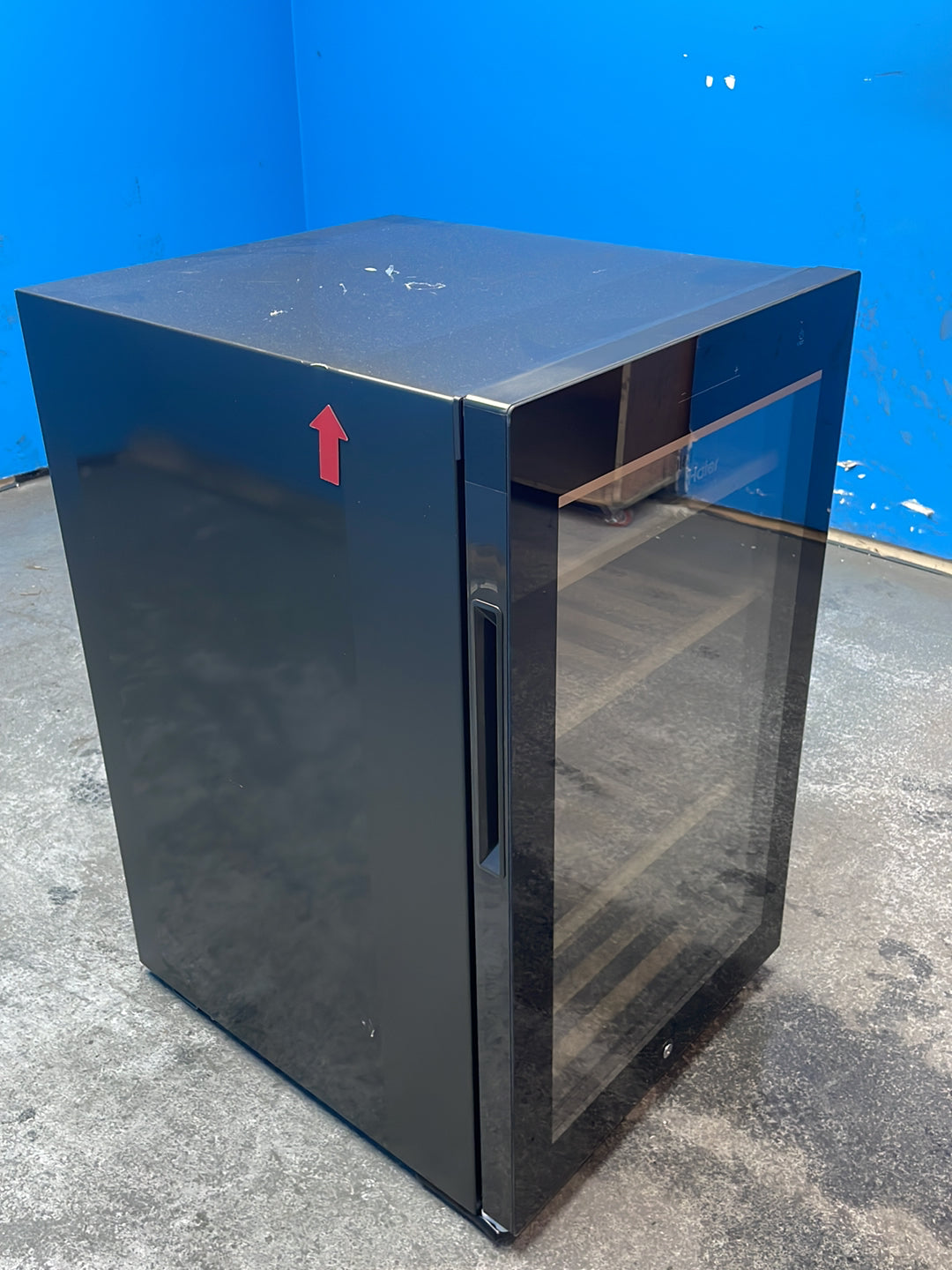 #GRC-163-439 - Haier Wine Bank 50 Series 7 42 Bottle Dual Zone Wine Cooler – Natural Airflow