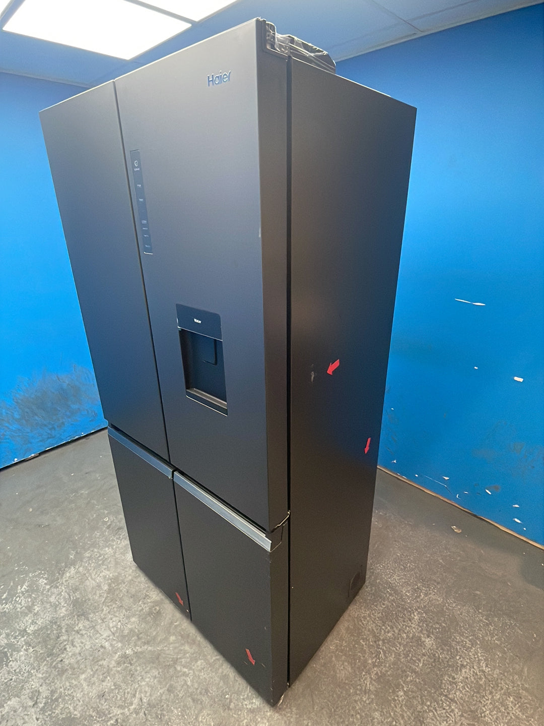 #GRC-163-480 - Haier French 4 Door Fridge Freezer – 528L, Black, Total No Frost
