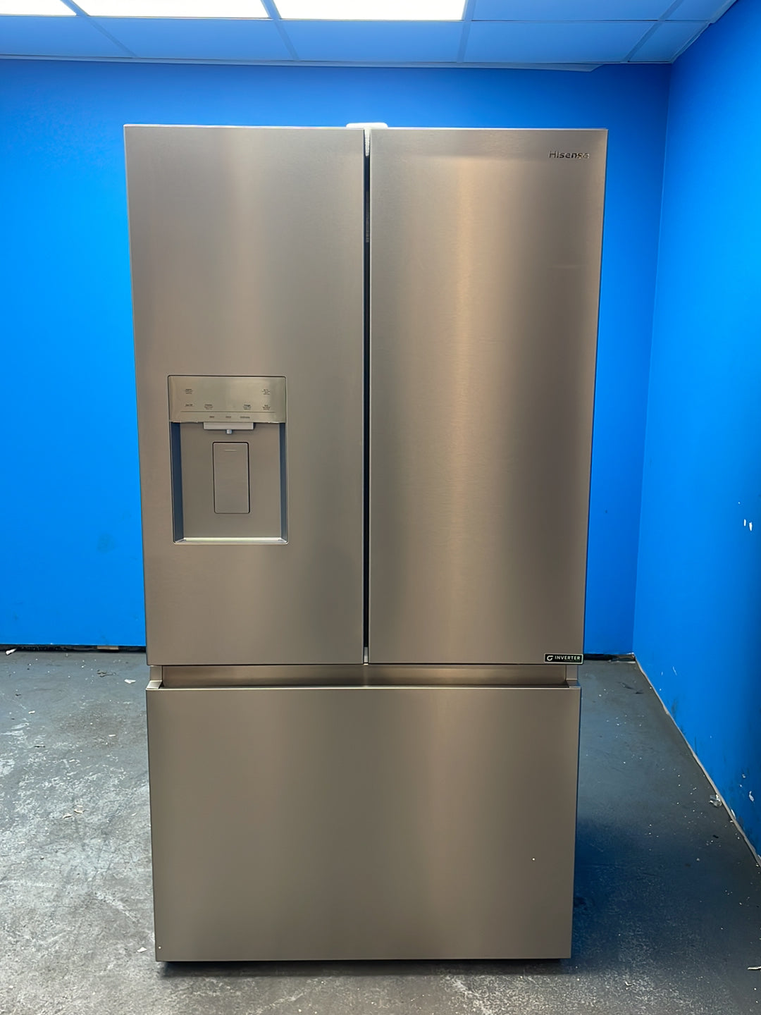#GRC-163-505 - Hisense 91.4cm French Door Fridge Freezer – 634L, Stainless Steel