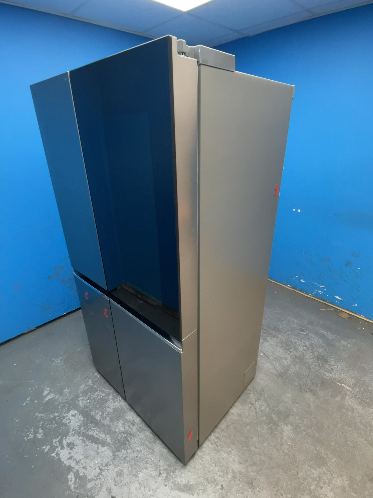 #GRC-163-583 - LG American Style Fridge Freezer – 655L, Prime Silver, Total No Frost