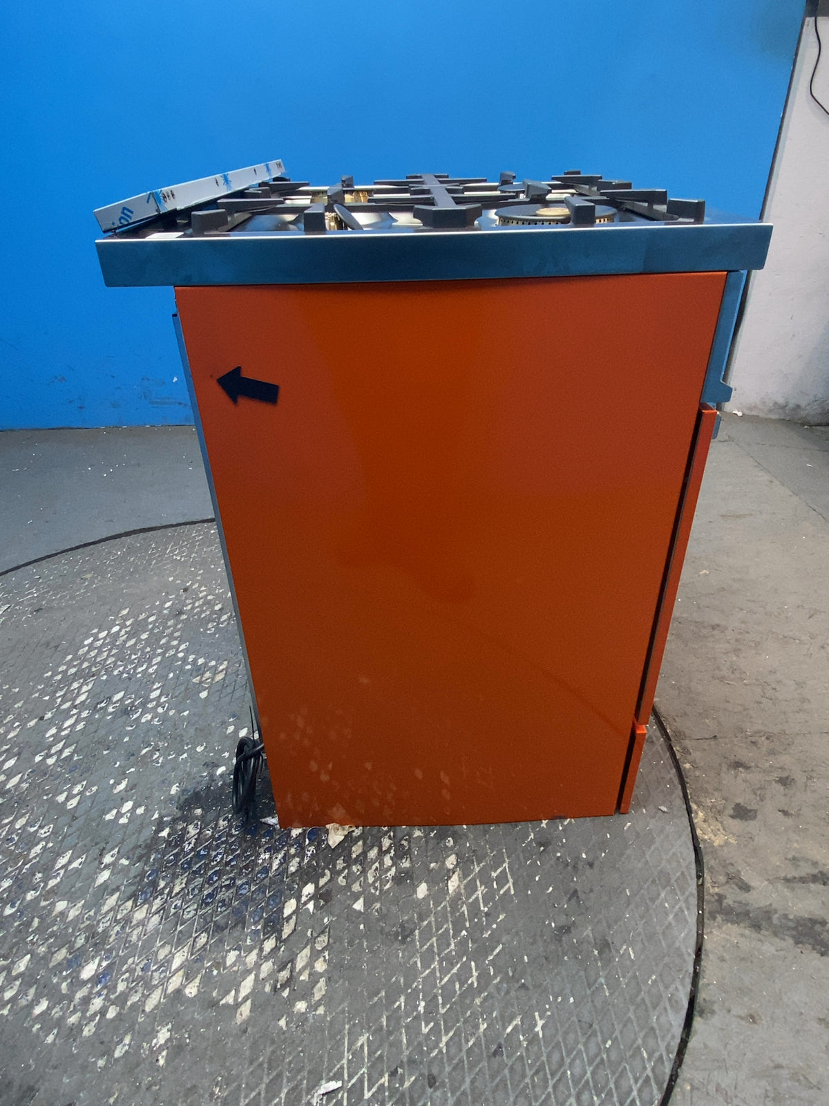 #GRC-163-733 - Bertazzoni 60cm Dual Fuel Range Cooker – 69L, 4 Gas Burners, Cast Iron Supports