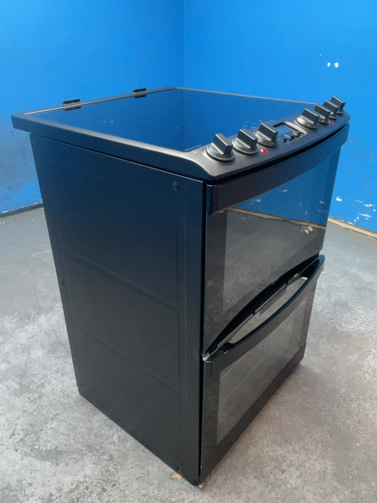 #GRC-163-738 - AEG 60cm Electric Double Oven Cooker – SteamBake, Induction Hob, Matte Black