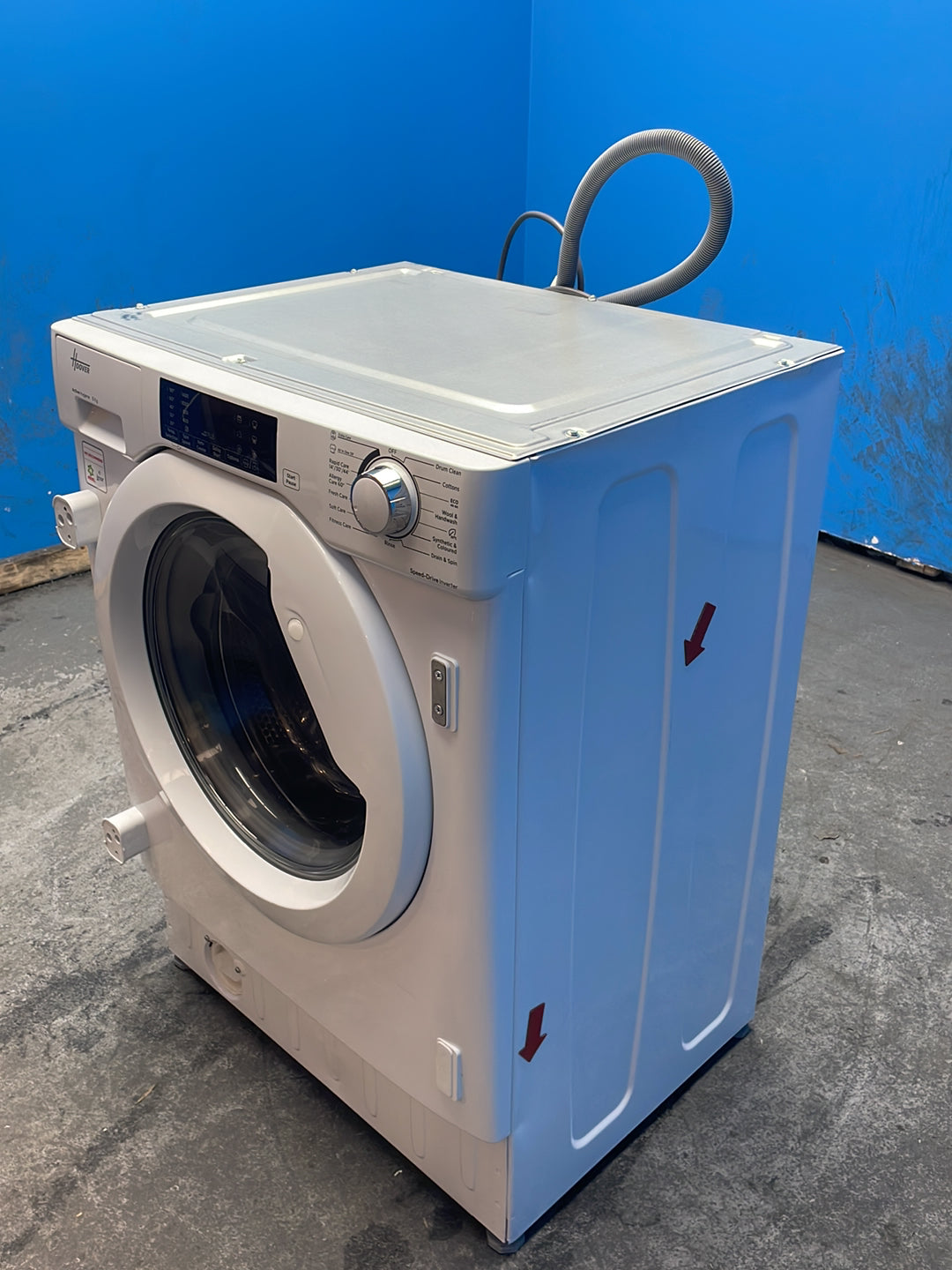 #GRC-163-772 - Hoover H-WASH 300 8kg 1400rpm Integrated Washing Machine – KG Mode Sensor, White