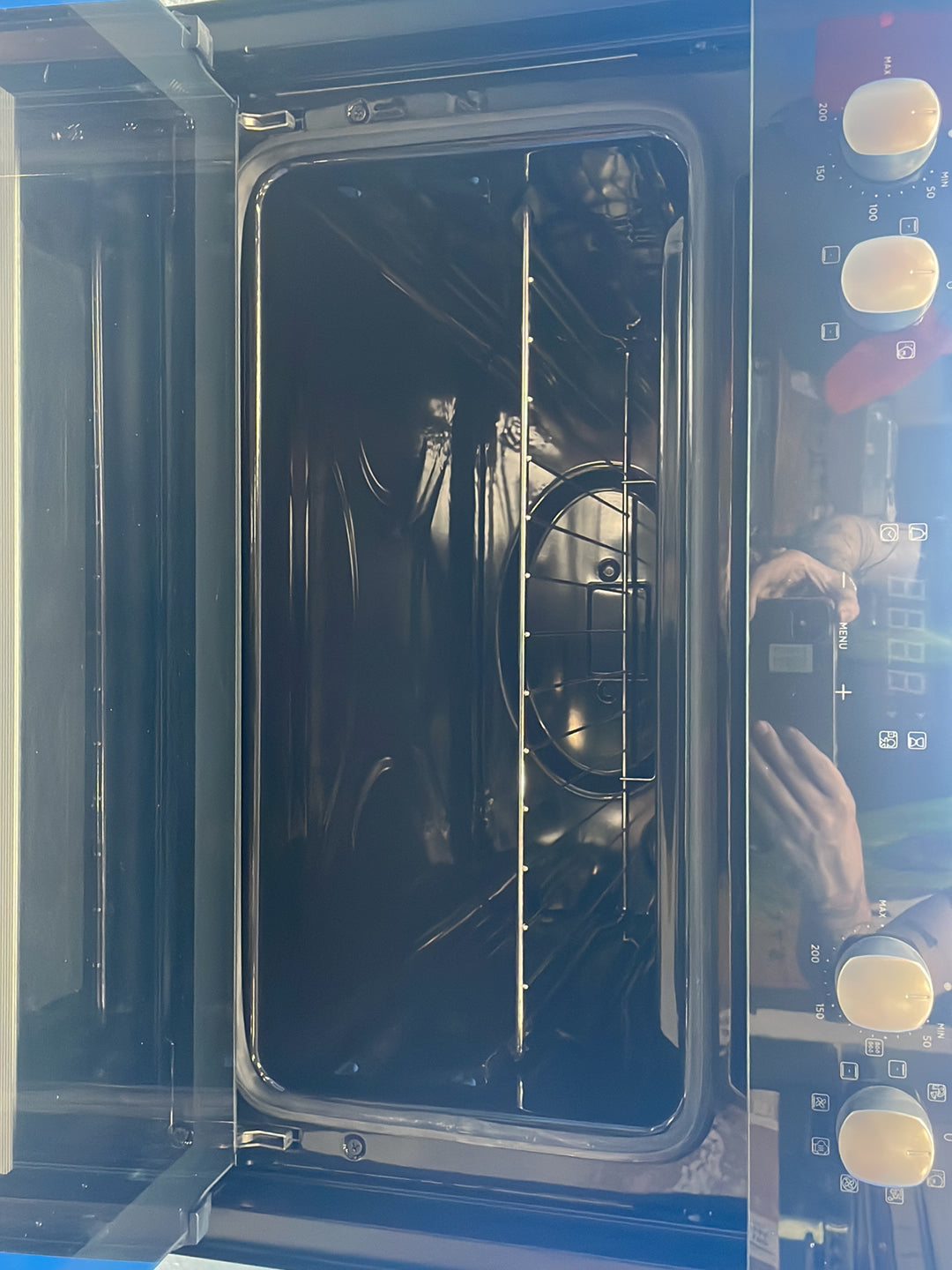 #GRC-163-812 - Hoover 60cm Electric Double Oven – 40L Capacity, Self-Cleaning, Black