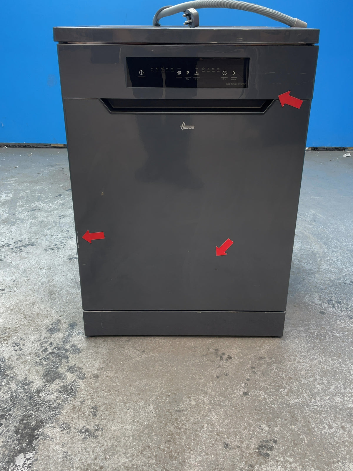 #GRC-163-816 - Hoover H-DISH 300 Lite 14 Place Dishwasher – Wi-Fi Connected, Maxi Tub, Anthracite