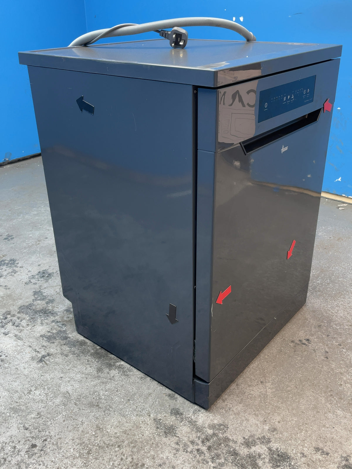 #GRC-163-816 - Hoover H-DISH 300 Lite 14 Place Dishwasher – Wi-Fi Connected, Maxi Tub, Anthracite
