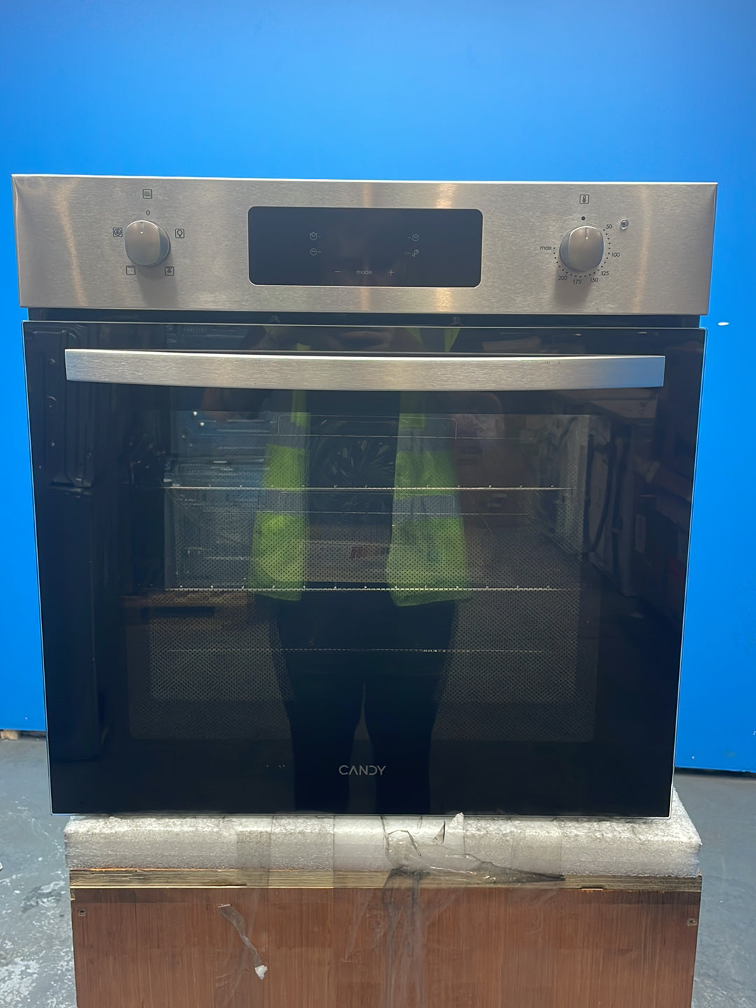 #GRC-163-821 - Candy 60cm Electric Single Oven – 65L Capacity, Self-Cleaning, Silver