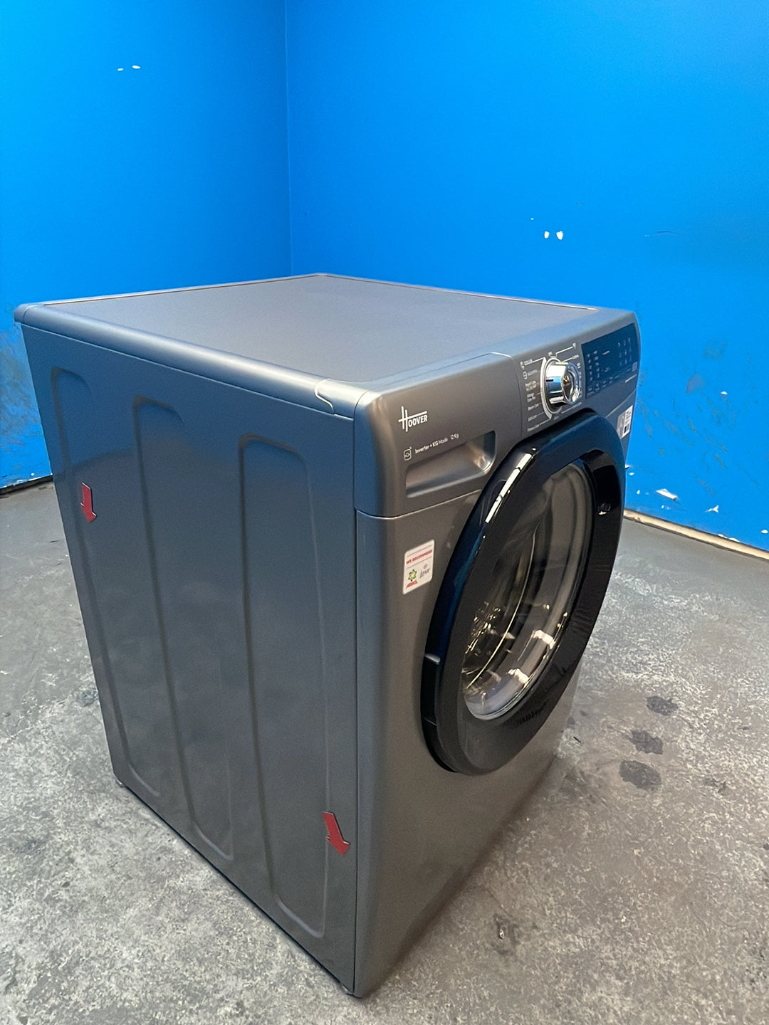 #GRC-163-922 - Hoover H-WASH 350 12kg 1400rpm Washing Machine – KG Mode Plus, Graphite