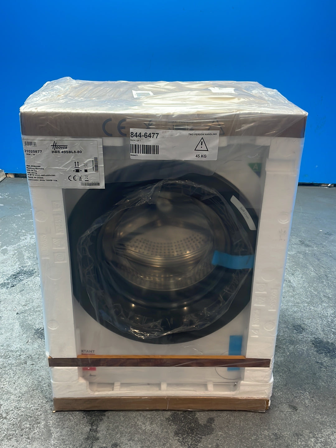 #GRC-163-951 - Hoover Pro Wash Series 3 9kg 1400rpm Washing Machine – WiFi Connected, Steam Refresh, White