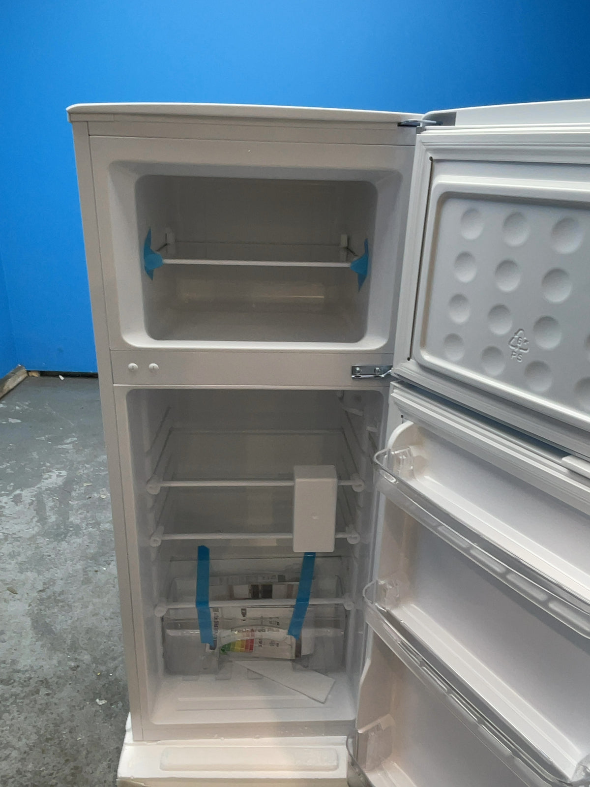 #GRC-163-957 - Candy 48cm Fridge Freezer – 117L, White, Manual Defrost