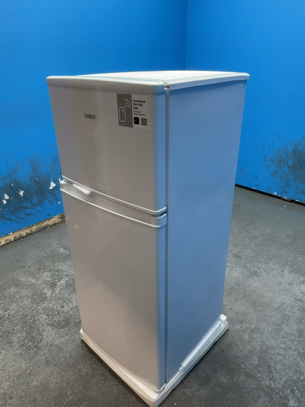 #GRC-163-957 - Candy 48cm Fridge Freezer – 117L, White, Manual Defrost