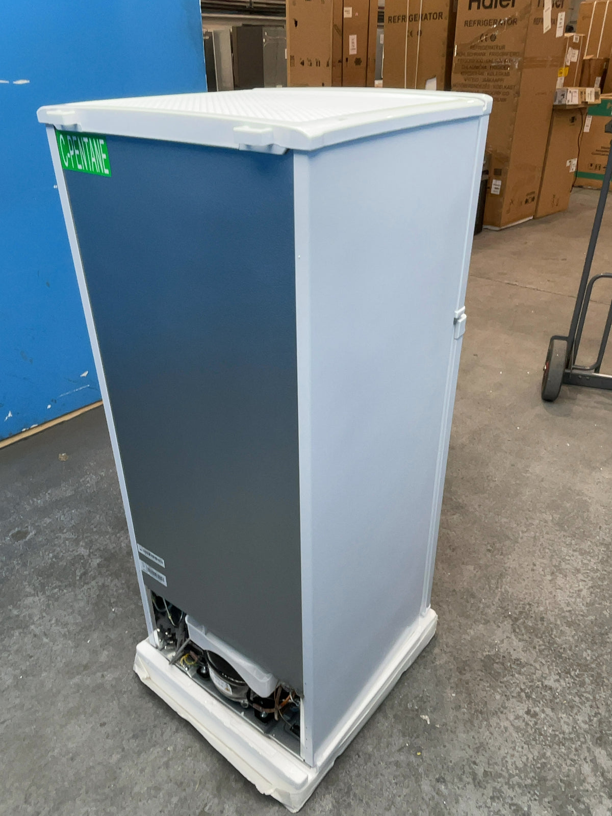#GRC-163-957 - Candy 48cm Fridge Freezer – 117L, White, Manual Defrost