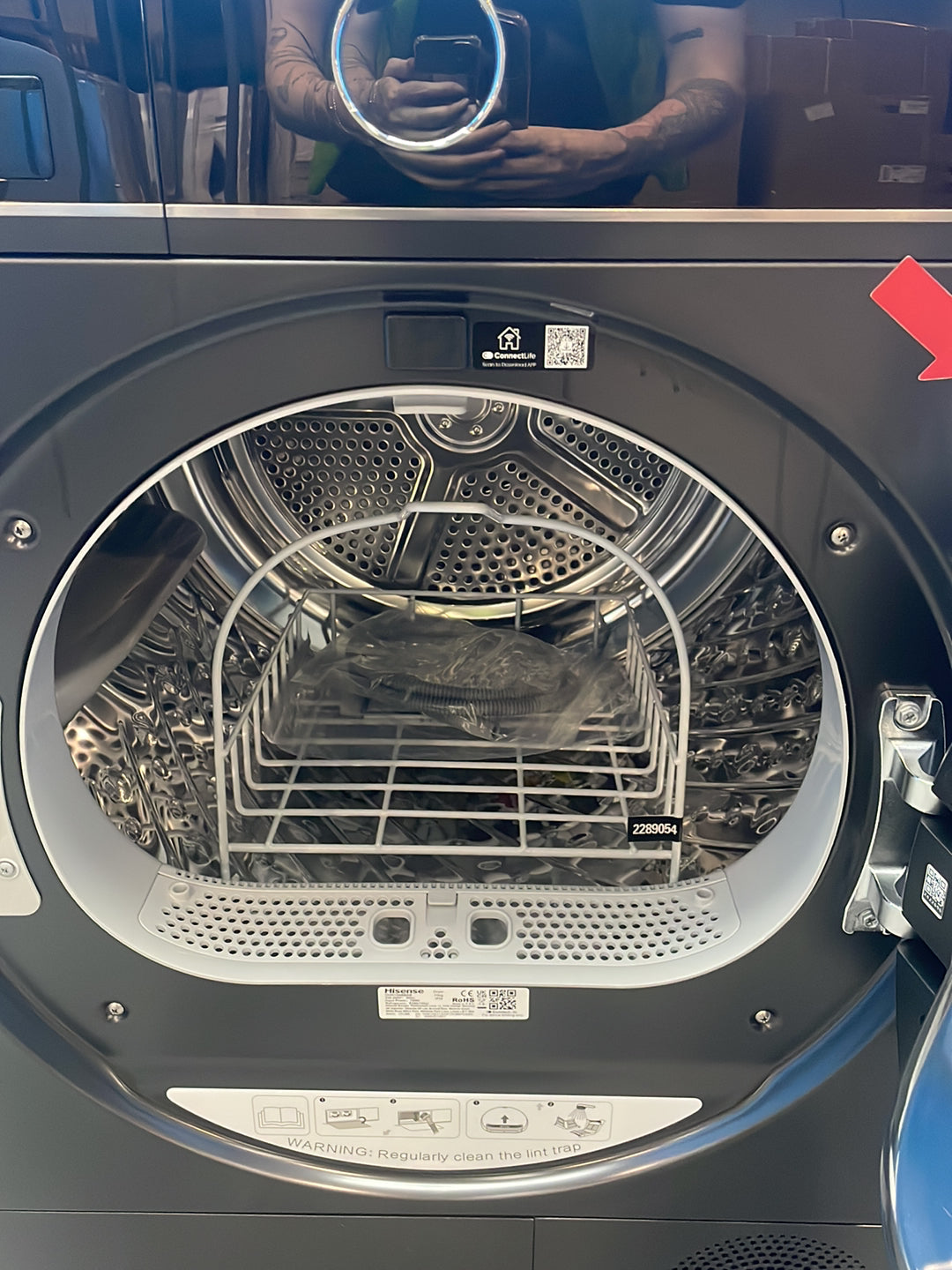 #GRC-163-997 - Hisense 5i Series 10kg Heat Pump Tumble Dryer – Power Steam, WiFi