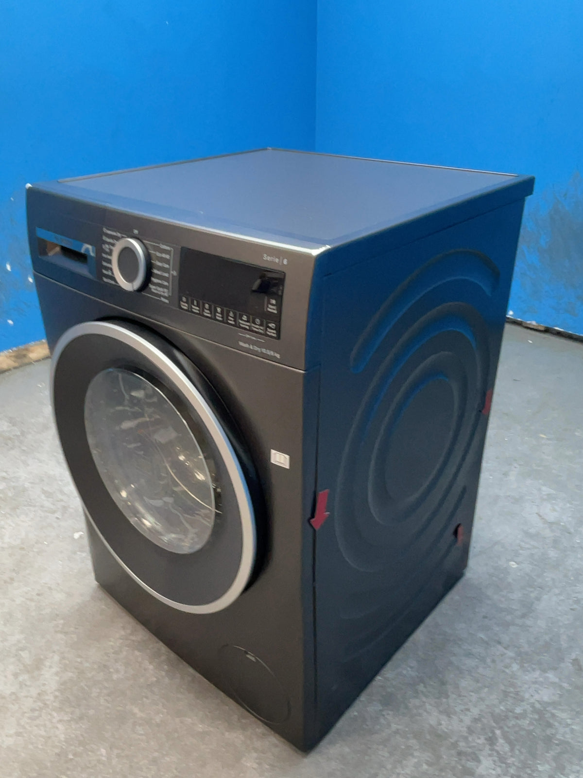 #GRC-164-014 - Bosch Series 6 10.5kg/6kg Washer Dryer – 1400rpm, Iron Assist, Graphite