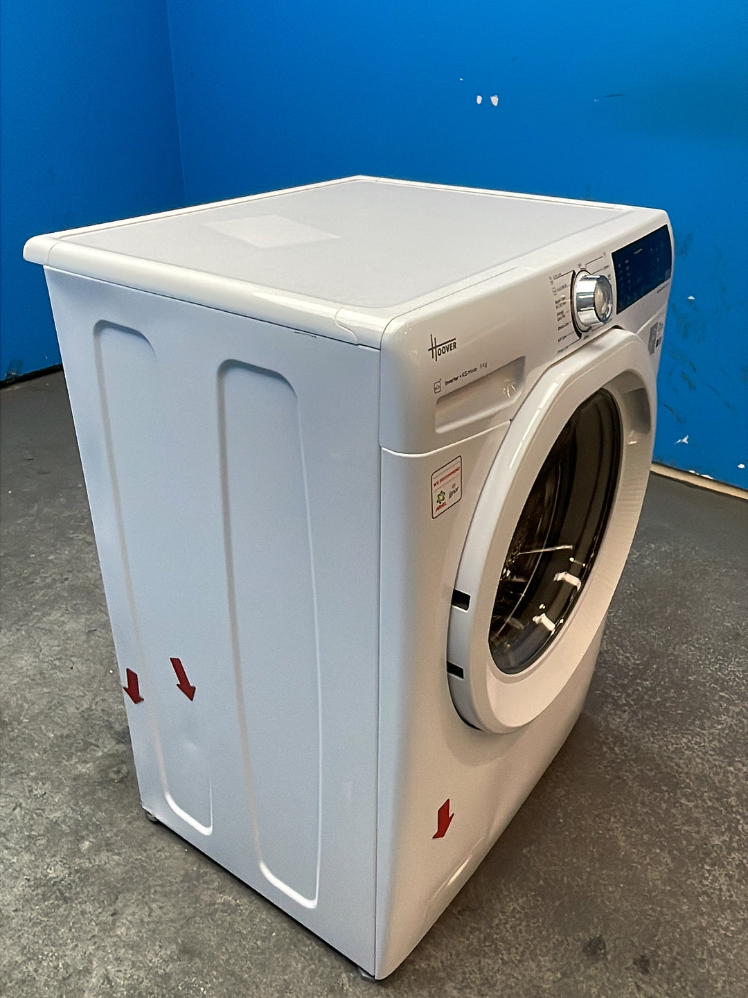 #GRC-164-111 - Hoover H-WASH 350 9kg 1600rpm Washing Machine – Eco-Power Inverter Motor, White