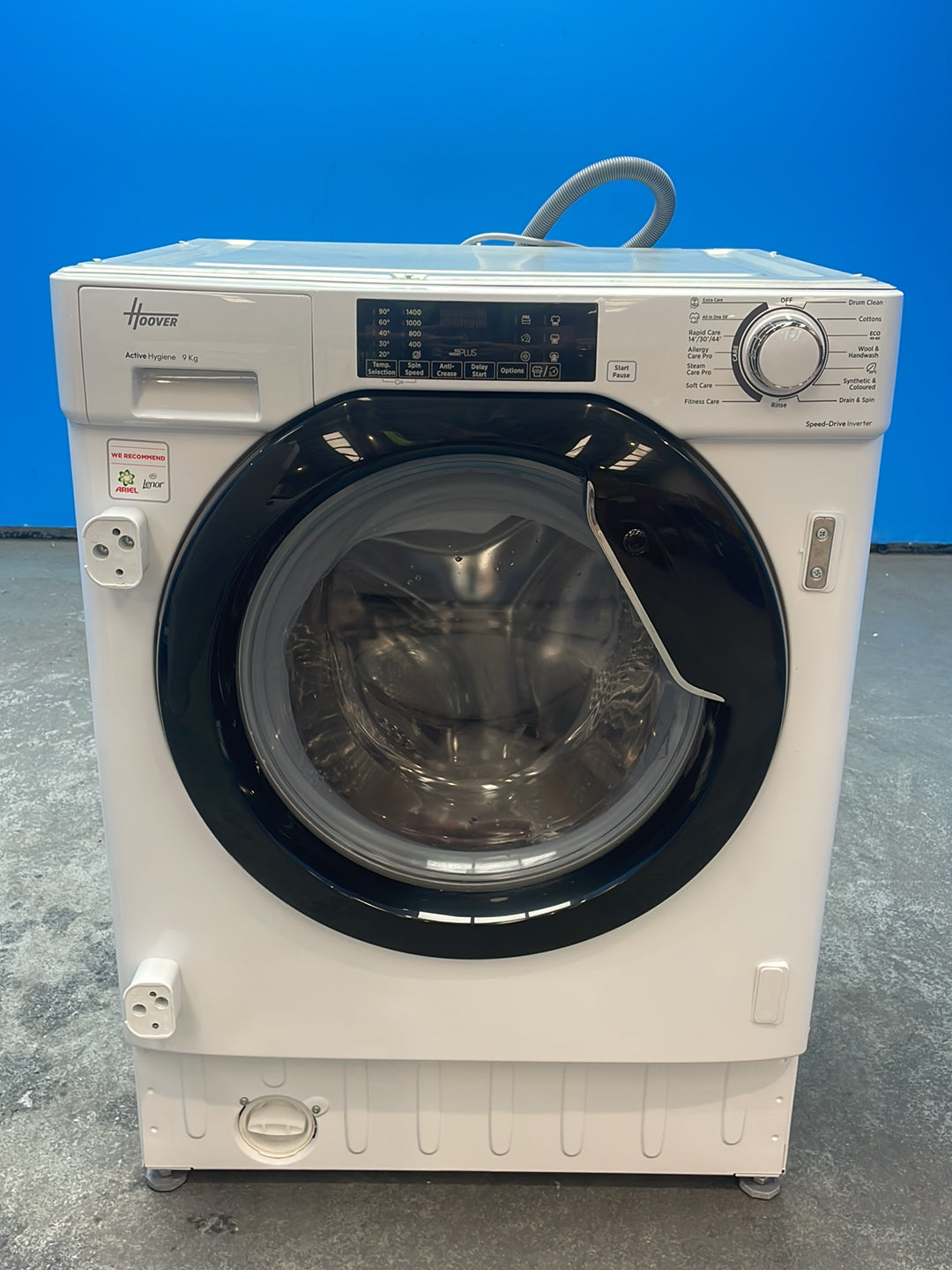 #GRC-164-117 - Hoover H-WASH 300 9kg 1400rpm Integrated Washing Machine – Quick Wash, White