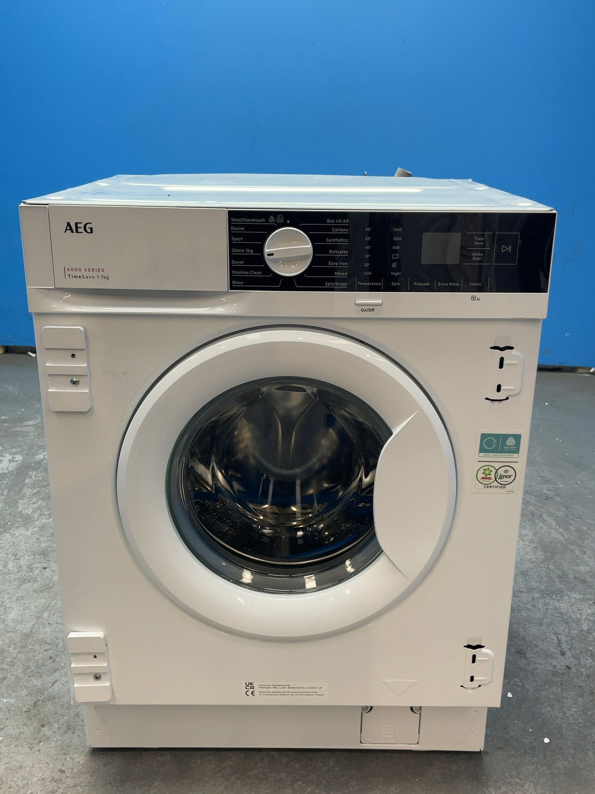 #GRC-164-143 - AEG 7kg 1400rpm Integrated Washing Machine – ProSense, White