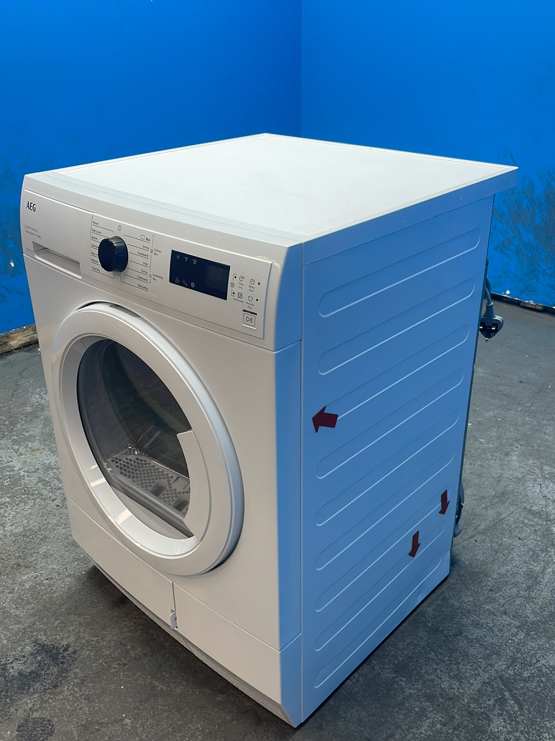 #GRC-164-167 - AEG 5000 Series 8kg Heat Pump Tumble Dryer – AutoSense Technology, EasyClean Filter, White
